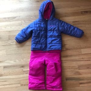 Columbia Toddler Ski jacket and pants set